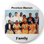 The Obama Family - Customized Pin
