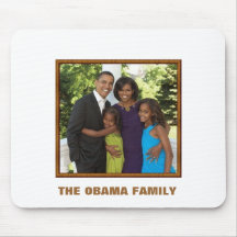 THE OBAMA FAMILY - Customized Mouse Mats