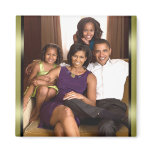 The Obama Family Refrigerator Magnets