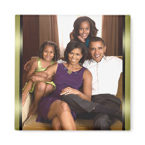 The Obama Family magnets