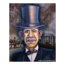 The Obama - Lincoln Parallel posters