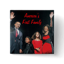 The Obamas: America's 1st Family Buttons