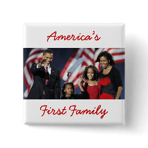 The Obamas: America's First Family buttons