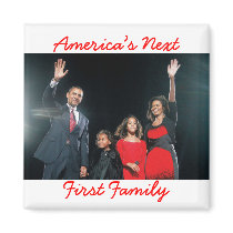 The Obamas: America's Next 1st Fam... - Customized Magnets