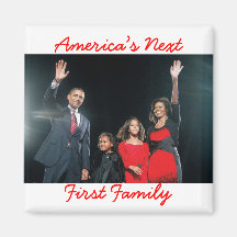 The Obamas: America's Next 1st Fam... - Customized Magnets