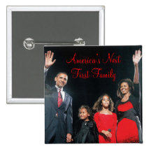 The Obamas: America's Next 1st Family Button