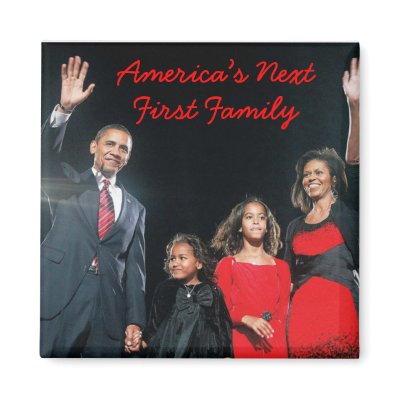 The Obamas: America's Next 1st Family Magnet by democrattotheend