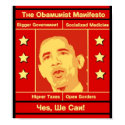 The Obamunist Manifesto Poster posters by dappindan The Obamunist Manifesto Poster posters