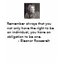 The Obligation ot be an Individual t-shirts by felicity12 The Obligation ot be an Individual t-shirts
