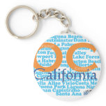 The OC - Orange County, California Keychains