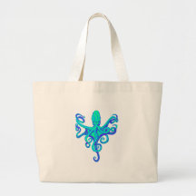 THE OCTOPUS REALM CANVAS BAGS