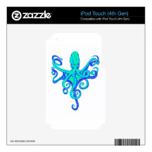 THE OCTOPUS REALM SKINS FOR iPod TOUCH 4G