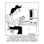 The Odyssey Written On A Computer posters