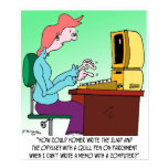 The Odyssey Written On A Computer posters