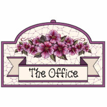 "The Office" - Decorative Sign - 31 photo sculptures