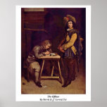 The Officer By Borch D. J. Gerard Ter Poster