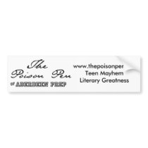 The Official Bumpersticker by ThePoisonPen The Official Bumpersticker
