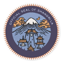 The Official Seal of Shangri-La stickers