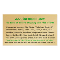 The Official www.iNFODUDE.net Business Card!