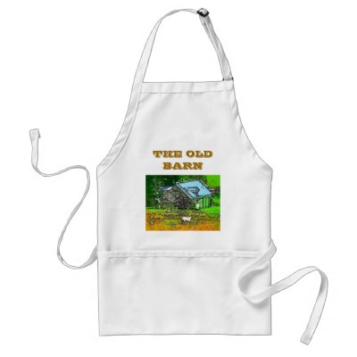 THE OLD BARN UK APRON by twocompany