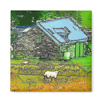 THE OLD BARN UK magnets by twocompany THE OLD BARN UK magnets