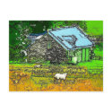 THE OLD BARN UK postcards