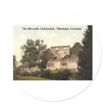 The old castle, Liebenstein  Thuringia, Germany Stickers