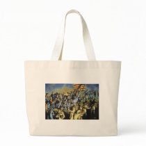 The Old Flag Never Touched the Ground Canvas Bags