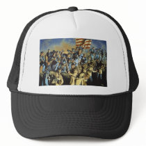 The Old Flag Never Touched the Ground Trucker Hats