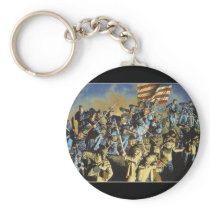 The Old Flag Never Touched the Ground Keychain