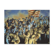 The Old Flag Never Touched the Ground Post Cards