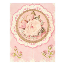 the old flower personalized letterhead