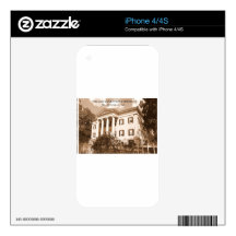 The Old Governor's Mansion, Milledgeville, Georgia Decal For iPhone 4S