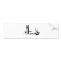 The Old Hometown Elevator Bumper Sticker