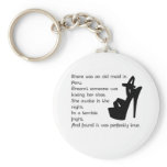 The Old Maid in Peru Key Chain