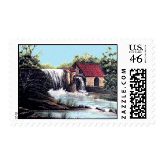 The Old Mill stamp
