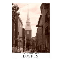 The Old North Church in Boston, Massachusetts posters by Perkinsphotos The Old North Church in Boston, Massachusetts posters