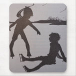 The Old Pond - Silhouette Mouse Pad