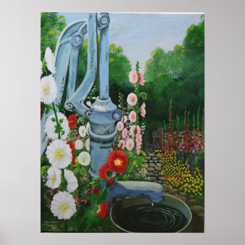 The Old Pump print