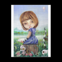 The old tree stump - Postcard