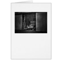 The old truck out back greeting card