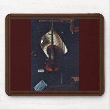 The Old Violin By Harnett William Michael Mousepad