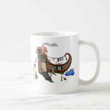 The Old Woman In The Shoe Mugs
