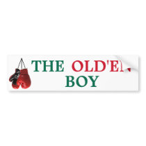 The Old'en Boy bumper stickers by Robustoman The Old'en Boy bumper stickers