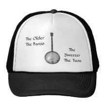 The Older The Banjo Design Hat