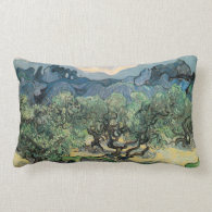 The Olive Trees,1889, by Vincent van Gogh Pillows