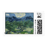The Olive Trees by Vincent Van Gogh Stamp
