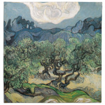The Olive Trees, Vincent van Gogh Napkin
