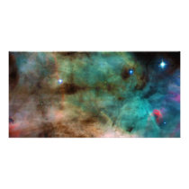 The Omega Nebula Messier 17 NGC 6618 M17 Customized Photo Card