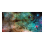 The Omega Nebula Messier 17 NGC 6618 M17 Customized Photo Card